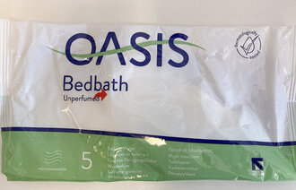 Bildet viser en pakke med vaskekluter.