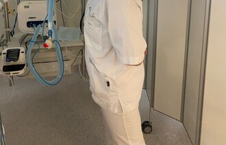 Bildet viser &nbsp;Stine Molvær Nesseth, på thoraxkirurgisk avdeling