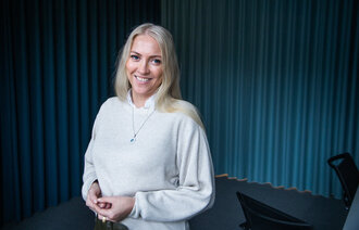 Bildet viser NSF-leder Lill Sverresdatter Larsen