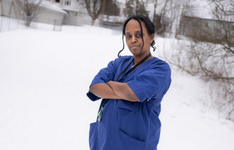 Bildet viser Amina Ibrahim