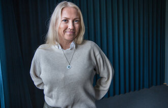 Bildet viser NSF-leder Lill Sverresdatter Larsen