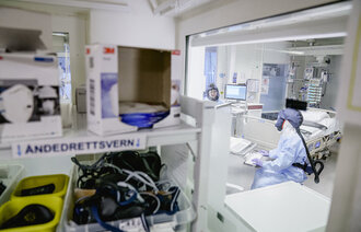 bildet viser intensivavdeling