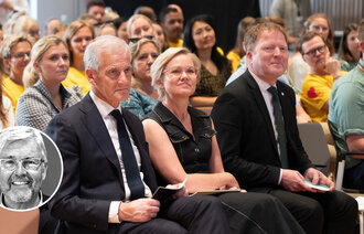 Bildet viser statsminister Jonas Gahr Støre og helse- og omsorgsminister Ingvild Kjerkol