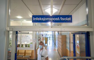 Bilde fra infeksjonsposten på Ullevål sykehus