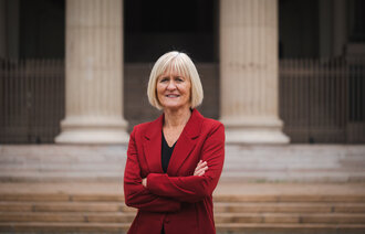 Bildet viser et portrettbilde av Unio-lederen, Ragnhild Lied. 