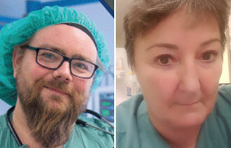 Bildet viser Markus Ljøkjell og Anita Jensen.