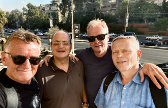 Norwac-team i Kairo, Dagfinn Bjørklid til Høyre