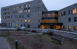 inngangen til legevakten på aker