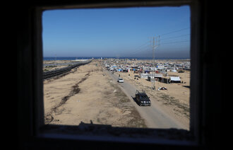 Bildet viser Gaza-stripen