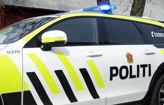 Bildet viser en politibil