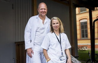 bildet viser Frede Frihagen og Lene Solberg