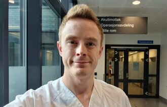 Bildet viser en selfie tatt av innleggsforfatter Vidar Pedersen