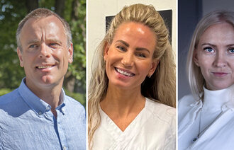 Bildet viser portretter av innleggsforfatterne Gade Rolland, Livgard og Sverresdatter Larsen.