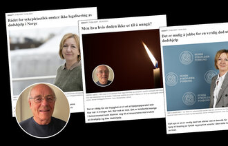 Bildet viser faksimiler av tidligere innlegg om temaet