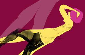 Bilde viser tegnet ett menneske som faller