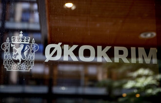Bildet viser et skilt som det står Økokrim på
