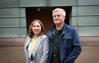 Bildet viser Nayén Bacci Myhrvold og Dag-Gunnar Stubberud