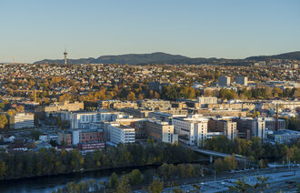 Oversiktsbilde over St. Olavs hospital