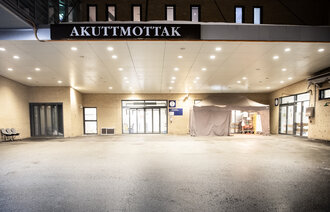 Bildet viser akuttmottaket på Ullevål sykehus