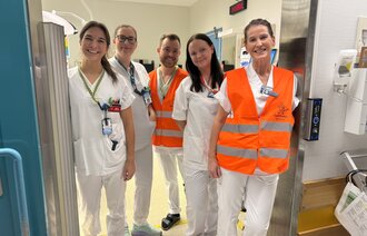 Fem sykepleiere på jobb i Levanger sykehus natt til lørdag 