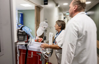 Bilde fra Radiumhospitalet i Oslo