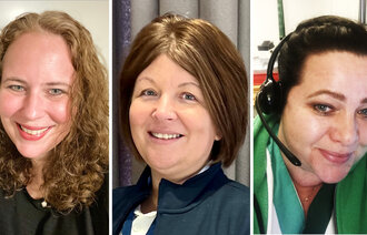 Bildet viser Elisabeth Østensen, Ann Tove Johansen og Rebecca Krogh.