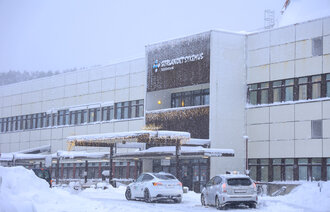 bilde av sørlandet sykehus bygget