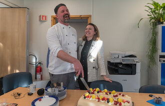 Bilde av Egil Brevik og Ingrid Stenstadvold Ross