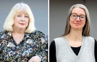 Bildet viser et portrett av Elisabeth T. Swärd og Liv Bjørnhaug Johansen