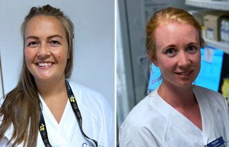 Bildet viser Hilde Bøgseth og Ingunn Holumsnes Sandven.