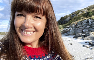 Bildet viser en selfie tatt av Eva Ottesen