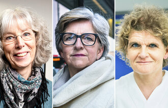 Bildet viser Anne Merete Bull, Eli Gunhild By og Cathrine Krøger 