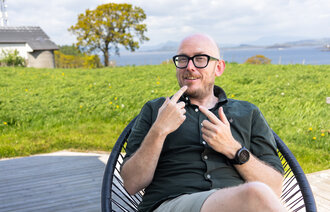 bildet viser Oddvar Vignes