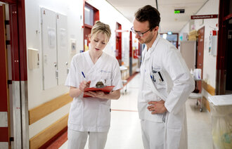 Illustrasjonsfoto. Helsepersonell.