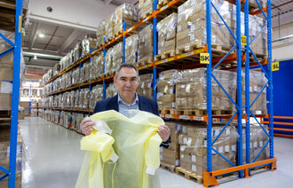 Smittevernlager smittefrakk