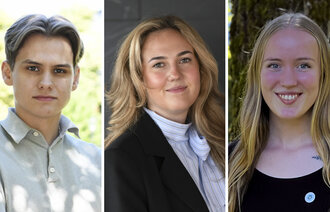 Bildet viser de tre innleggsforfatterne