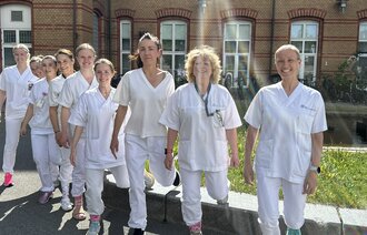 bilde av ansatte på kvinneklinikken på ullevål