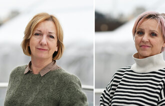 Bildet viser portretter av Berit Liland og Helene Aksøy