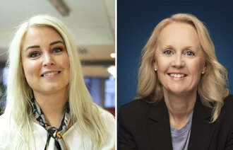 Bildet viser portretter av de to innleggsforfatterne