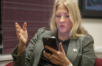 Bildet viser Lill Sverresdatter Larsen, NSF