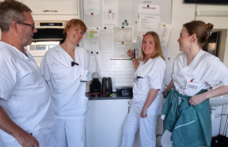 Bildet viser Erik Skretteberg, Hege Bergsrud, Maiken Bækkedal og Veronika Vatland