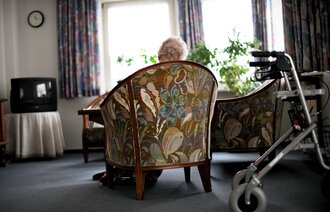 Demens og ensomhet illustrasjonsfoto 