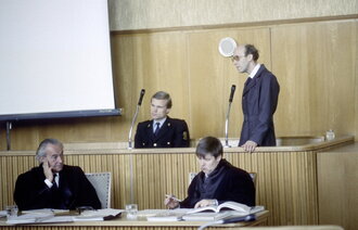 Bildet viser Arnfinn Nesset under rettssaken