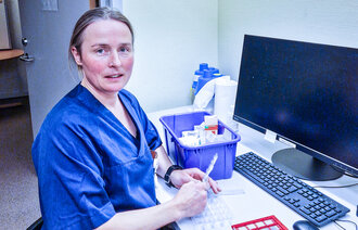 Bildet viser Anna Evensen