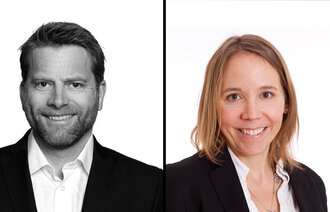 Bildet viser portrettbilder av innleggsforfatterne Duvaland og Heilemann.