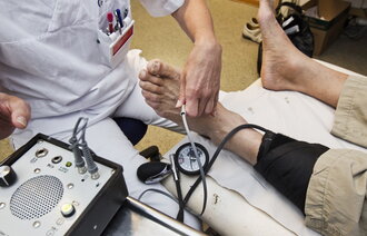 Bildet viser Aorta-screening 