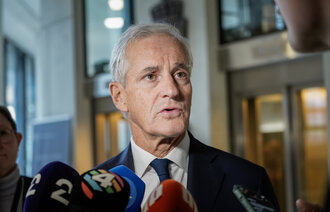 Bildet viser Jonas Gahr Støre