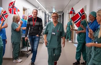 Bildet viser årets sykepleierleder i Buskerud