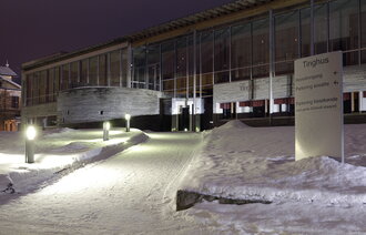 Bildet viser tingretten i Eidsvoll