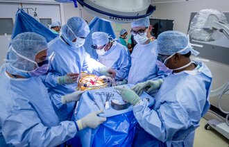 Bilde fra operasjonssal